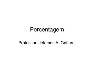 porcentagem