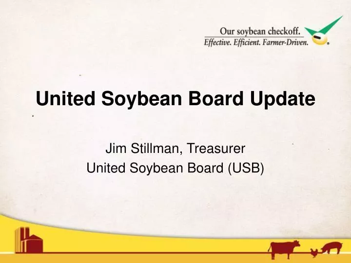 jim stillman treasurer united soybean board usb