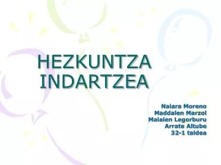 hezkuntza indartzea