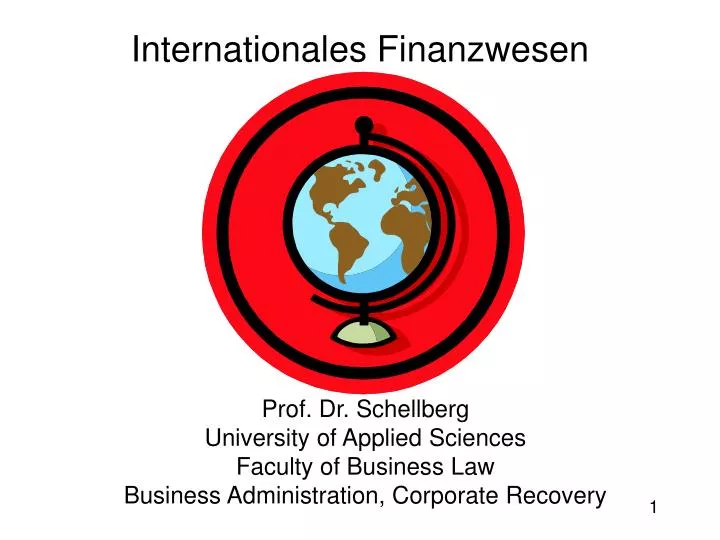 internationales finanzwesen