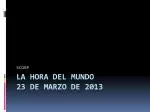 LA HORA DEL MUNDO 23 de marzo de 2013 - slide 1