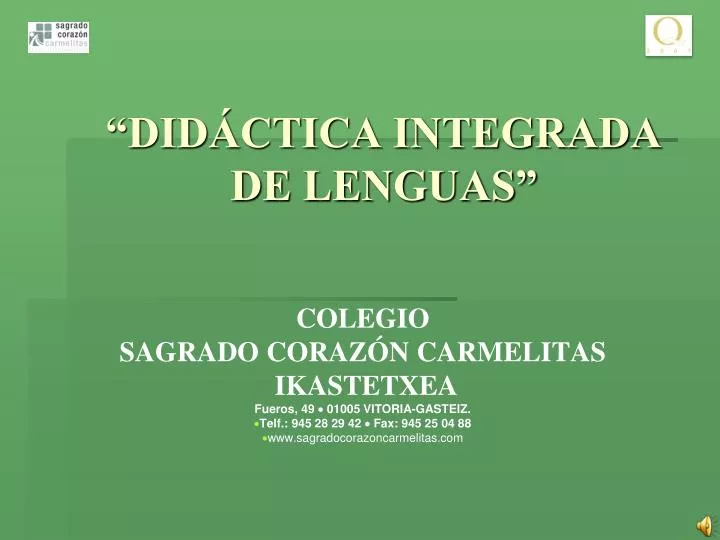 did ctica integrada de lenguas