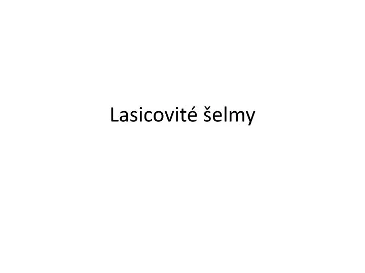 lasicovit elmy