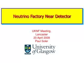 Neutrino Factory Near Detector