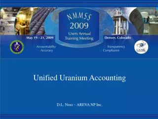 Unified Uranium Accounting