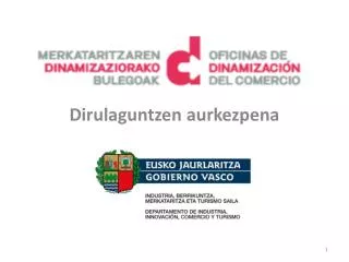 dirulaguntzen aurkezpena