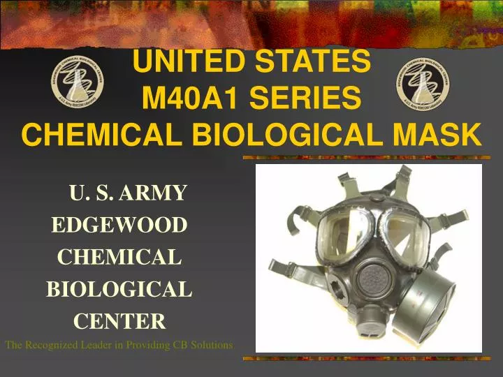 united states m40a1 series chemical biological mask