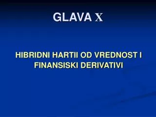 glava x