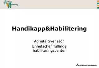 handikapp habilitering