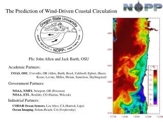 The Prediction of Wind-Driven Coastal Circulation
