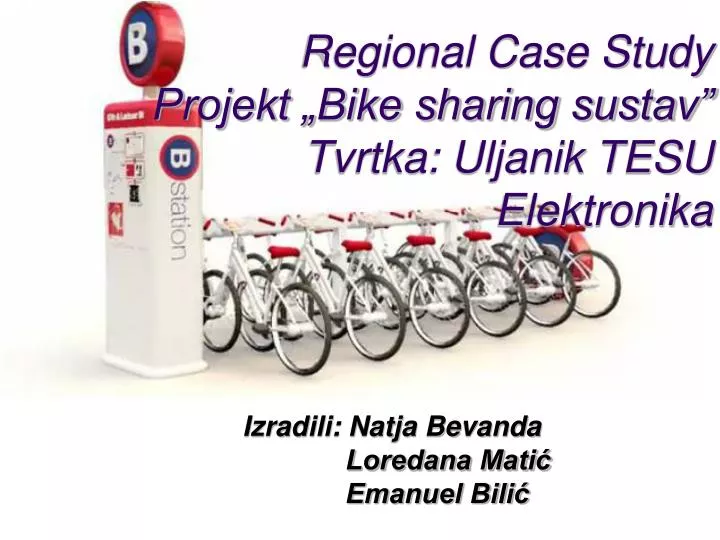 regional case study projekt bike sharing sustav tvrtka uljanik tesu elektronika
