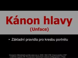 k non hlavy unface