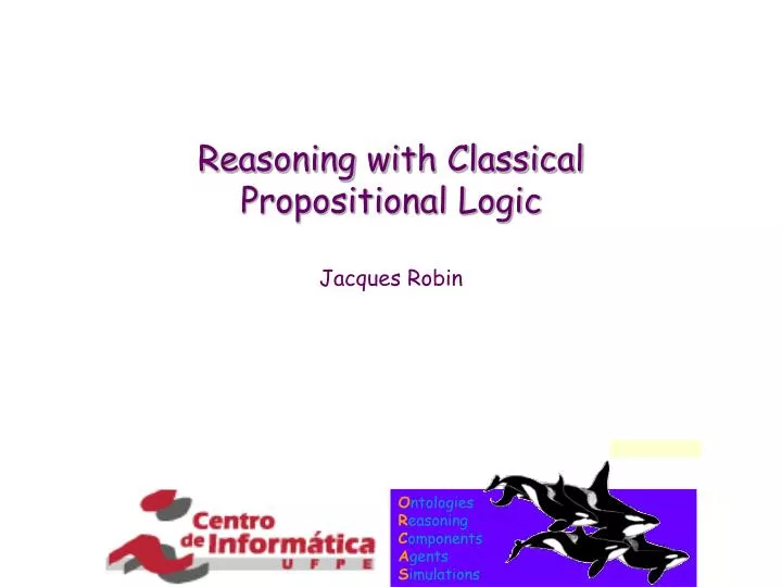 reasoning with classical propositional logic