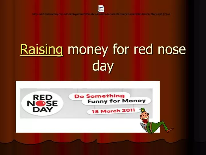 raising money for red nose day