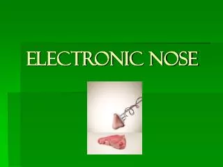 ELECTRONIC NOSE