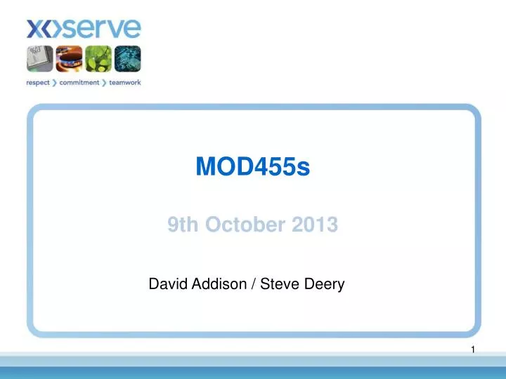mod455s 9th october 2013