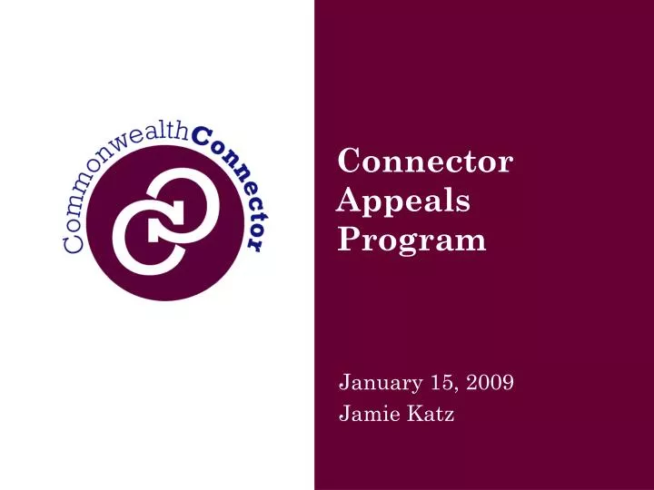 connector appeals program