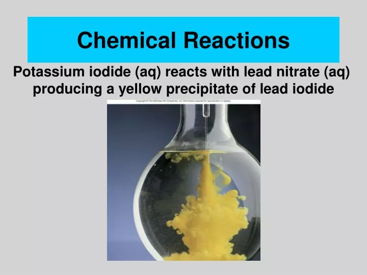 chemical reactions