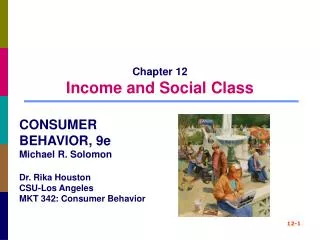 Chapter 12 Income and Social Class