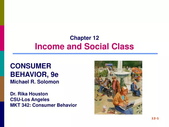 chapter 12 income and social class