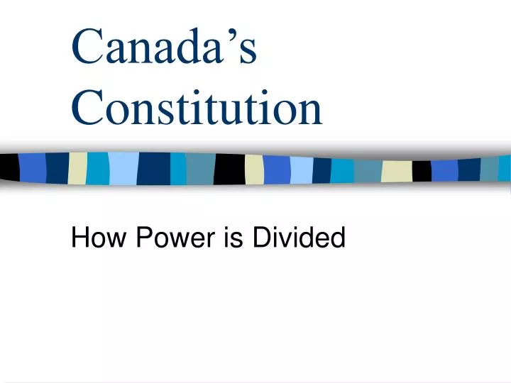 canada s constitution