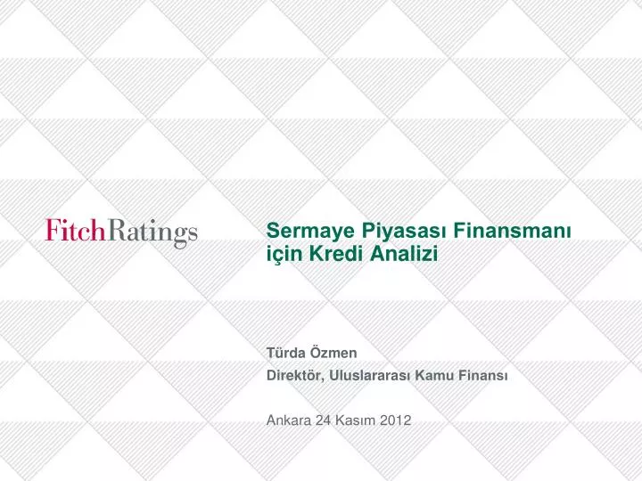 sermaye piyasas finansman i in kredi analizi