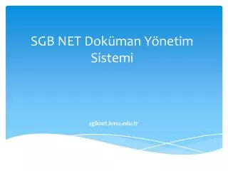 sgb net dok man y netim sistemi