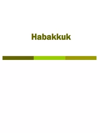 Habakkuk