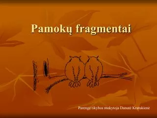 pamok fragmentai