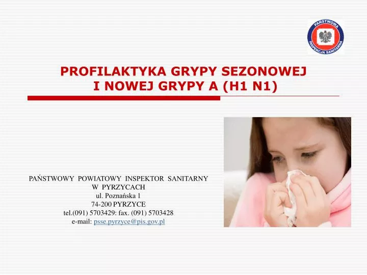 profilaktyka grypy sezonowej i nowej grypy a h1 n1