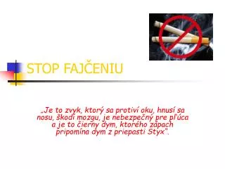 stop faj eniu