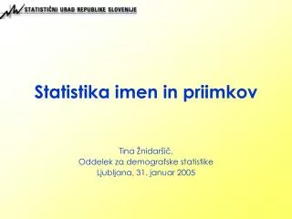 statistika imen in priimkov