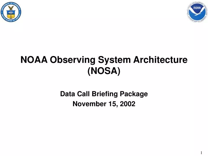 noaa observing system architecture nosa