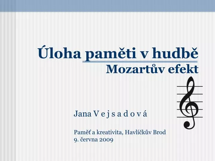 loha pam ti v hudb mozart v efekt