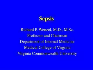 Sepsis