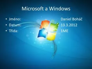 microsoft a windows