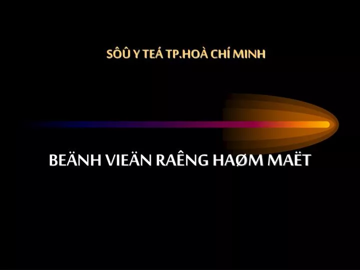 s y te tp ho ch minh