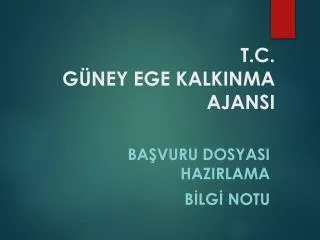 t c g ney ege kalkinma ajansi