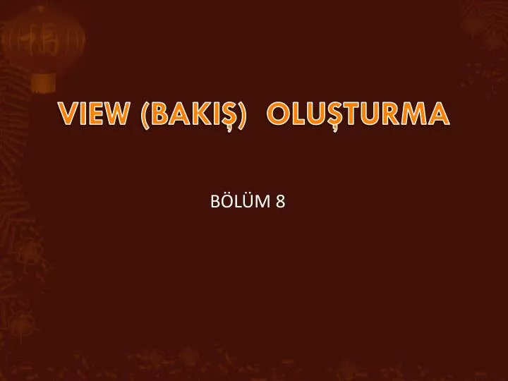 view baki olu turma