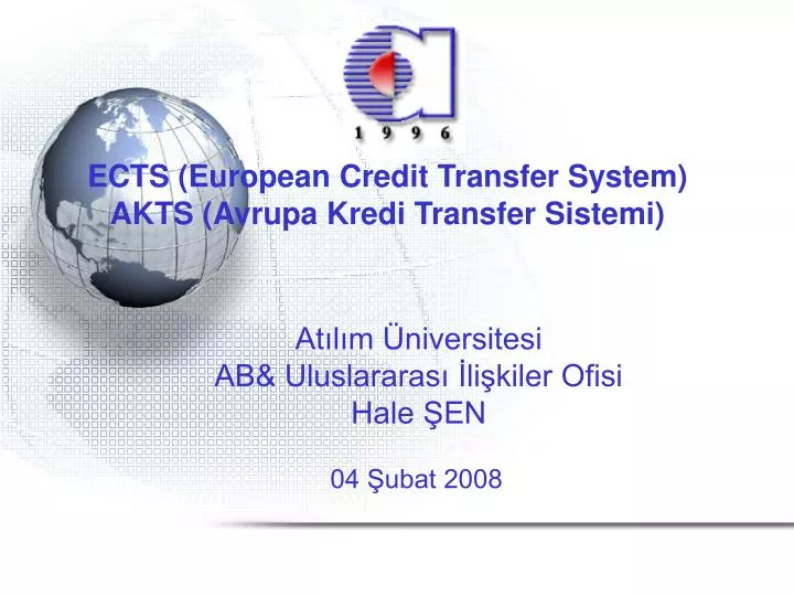 ects european credit transfer system akts avrupa kredi transfer sistemi