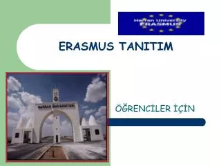 erasmus tanitim