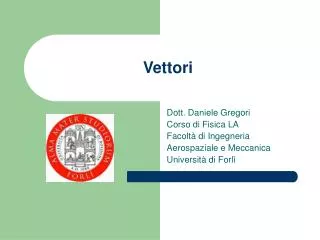 vettori