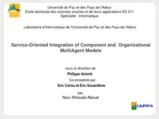 Service-Oriented Integration of Component and Organizational MultiAgent Models