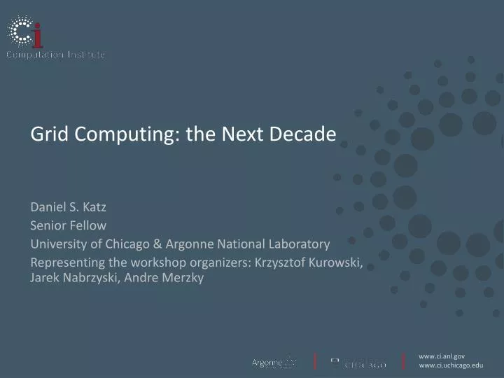 grid computing the next decade