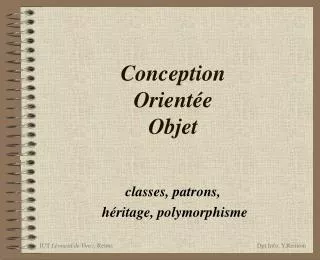 conception orient e objet