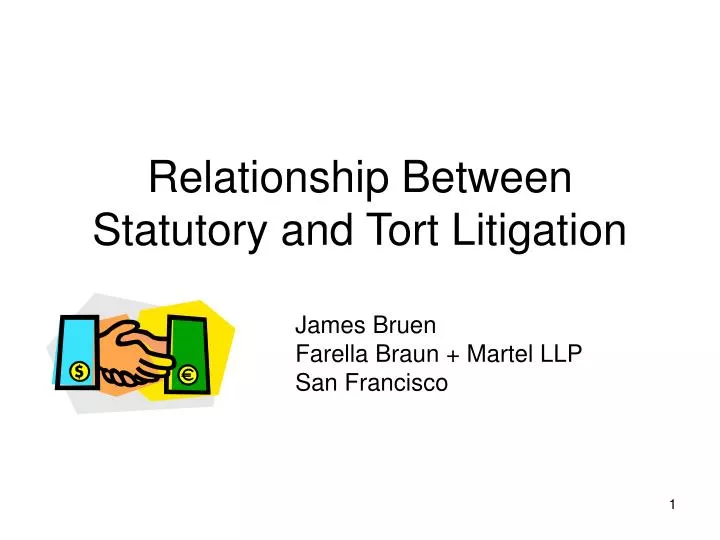 relationship between statutory and tort litigation