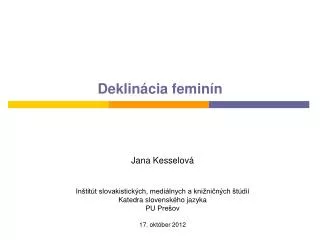 deklin cia femin n
