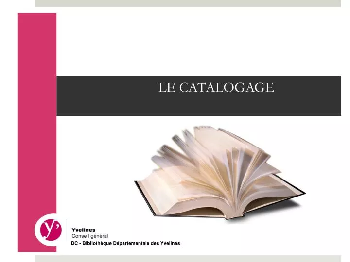 le catalogage