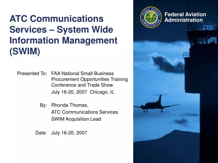 atc communications services system wide information management swim