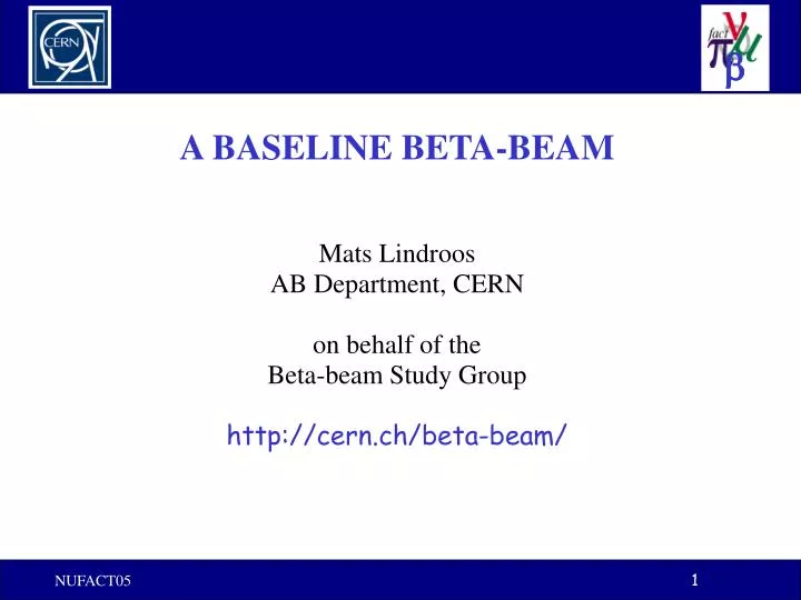 a baseline beta beam